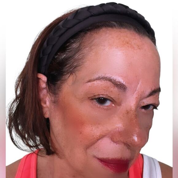 HEADBAND BUNDLE BLACK BRAIDED AND PEARL ONE SIZE - Picture 8 of 8